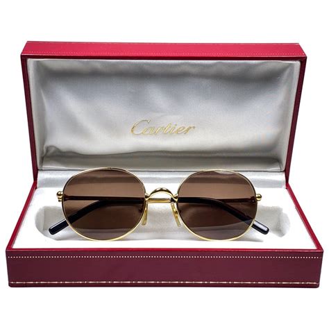 cartier oval glasses|authentic Cartier sunglasses.